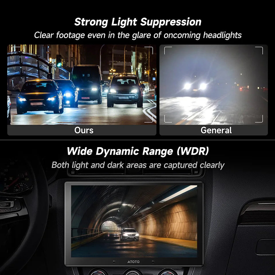 ATOTO FHD02LR 1080P Backup Camera With WDR Night Vision