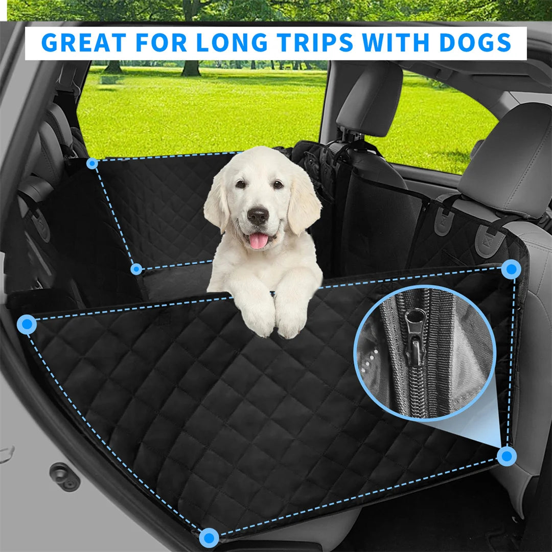 Bingopaw Waterproof Dog Car Seat Cover With Hammock