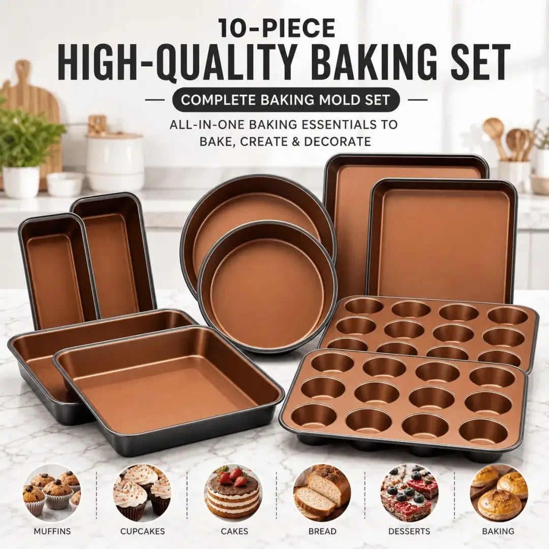 Professional Nonstick Carbon Steel Baking Pan Set For Home Use