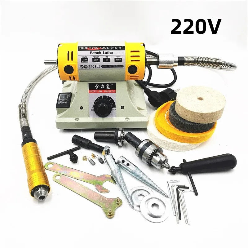 Aziyuhea 350W Bench Polishing Machine Flexible Shaft Woodworking Jewelry