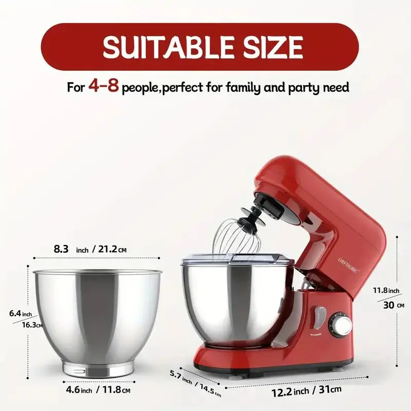 Tilt-Head Electric Stand Mixer With Accessories US Plug