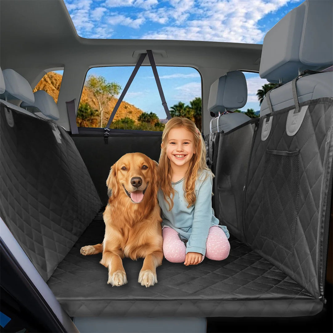 Bingopaw Waterproof Dog Car Seat Cover With Hammock