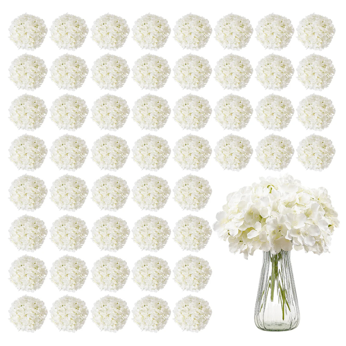 Artificial Silk Hydrangea Flower Bundles For Wedding Centerpieces