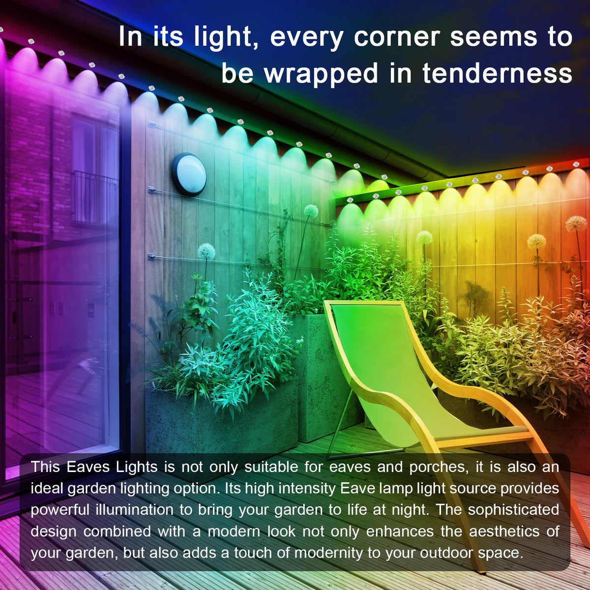 AILBTON Smart RGB Outdoor Eaves IP67 Waterproof Strip Lights