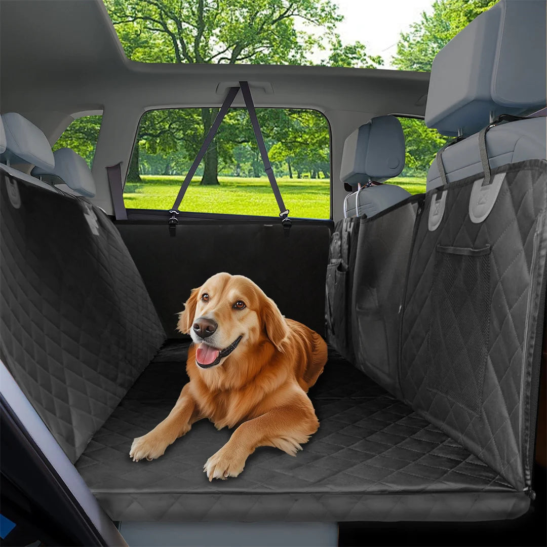 Bingopaw Waterproof Dog Car Seat Cover With Hammock