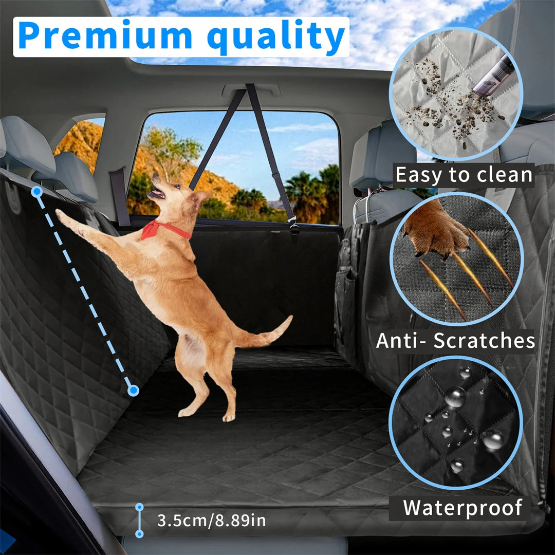 Bingopaw Waterproof Dog Car Seat Cover With Hammock