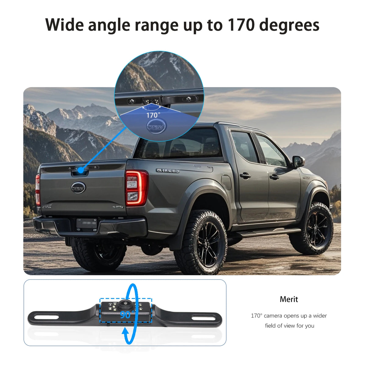 iPoster Car Rear View Monitor Night Vision Backup Camera