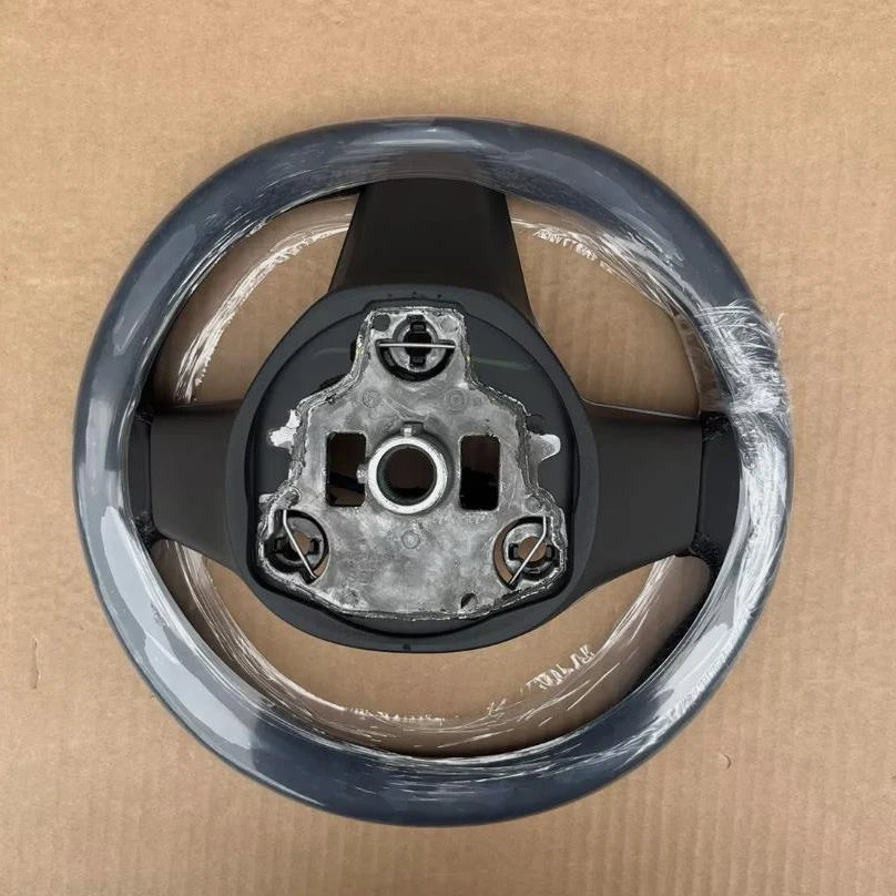 Heated PU Leather Steering Wheel Fitment for Tesla Model 3/Y