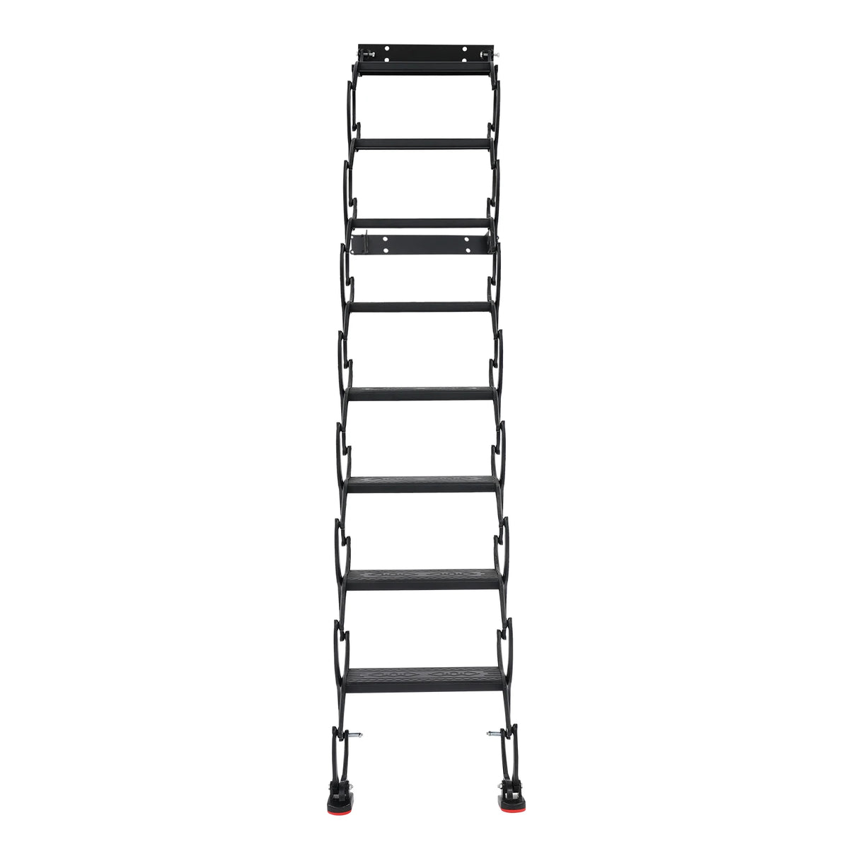 Wall Mounted Folding Telescoping Stair For Home And Garage