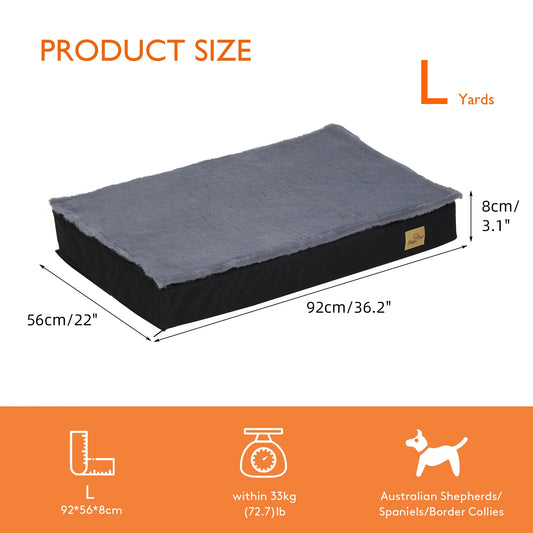 BINGOPAW Washable Orthopedic Dog Bed With Soft Removable Cover