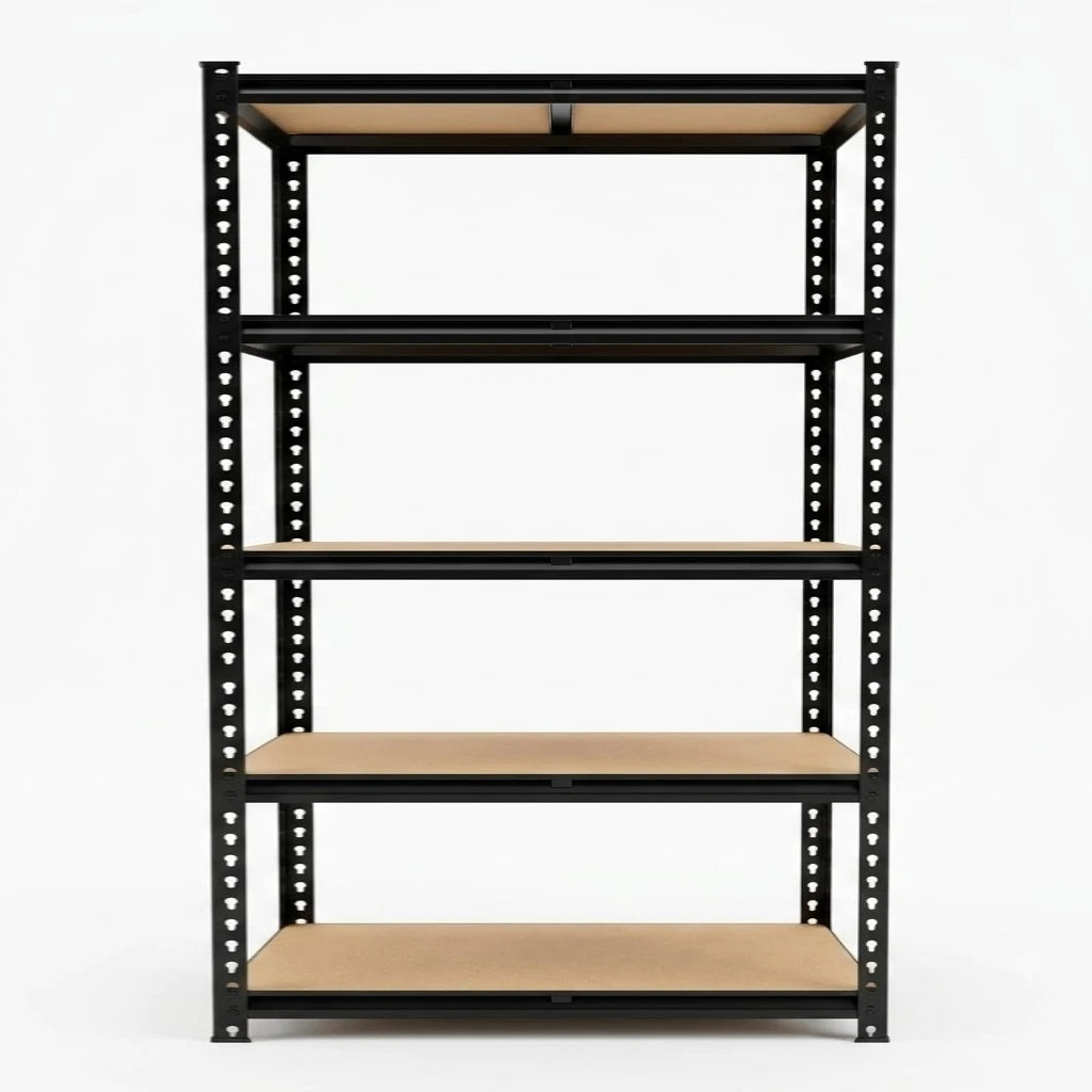 Adjustable Heavy Duty Five Tier Metal Storage Shelving Rack