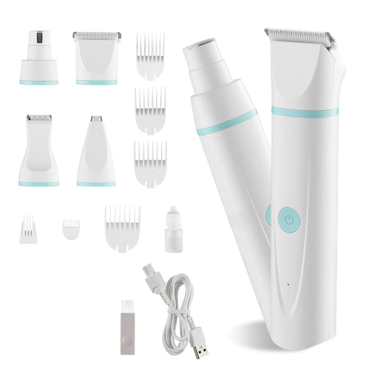 Cordless Rechargeable Dog Grooming Clippers With Accessories