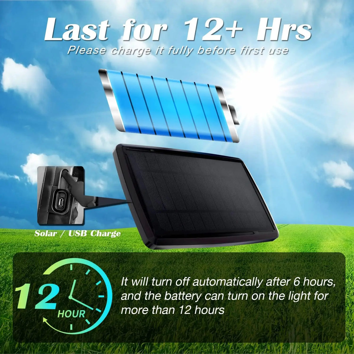 Waterproof Solar String Lights Featuring E12 Bulbs For Garden Lighting
