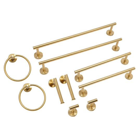 Electroplated Stainless Steel Wall Mount Bathroom Hardware Set