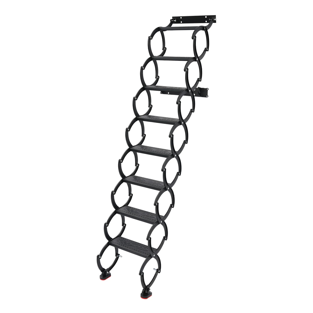 Wall Mounted Folding Telescoping Stair For Home And Garage