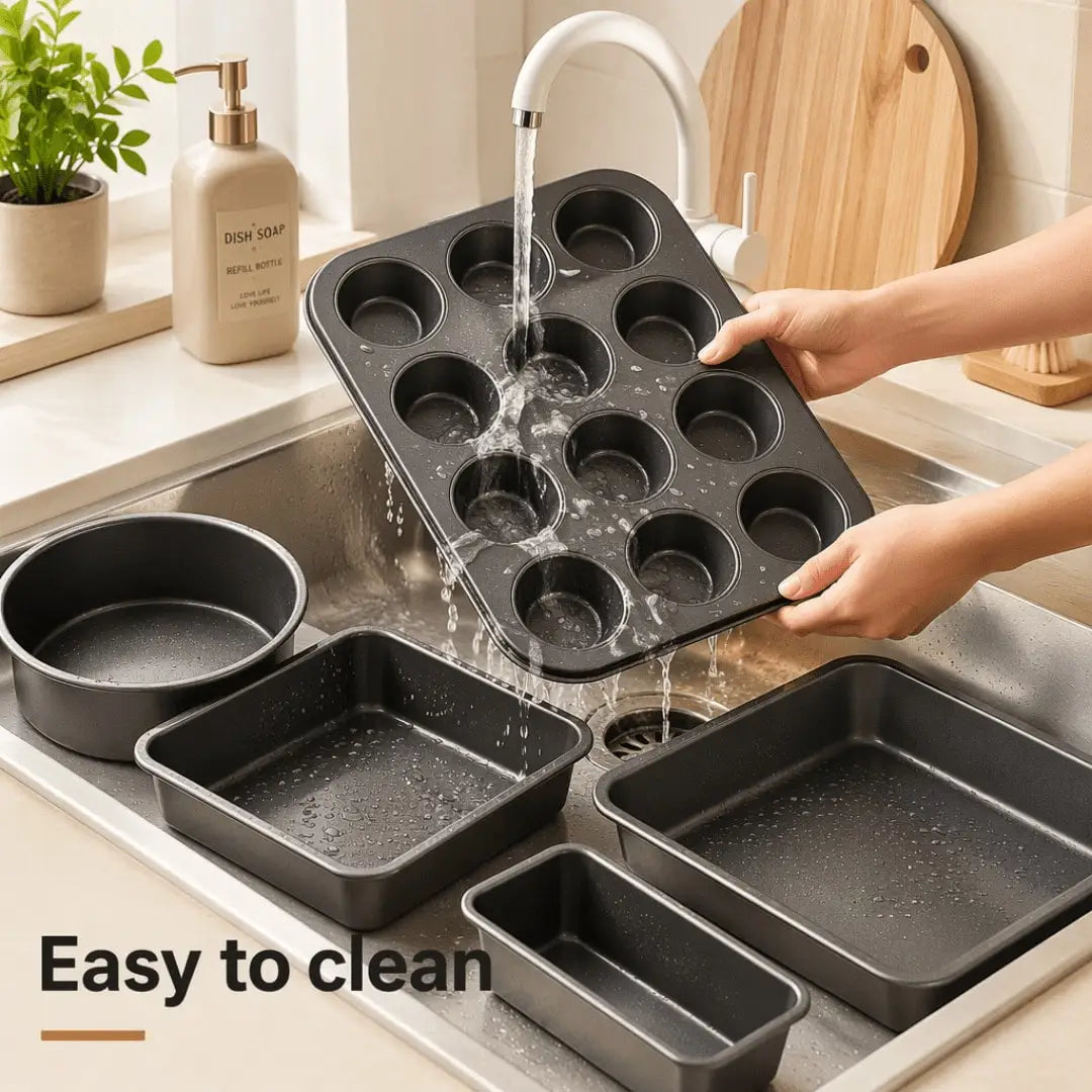 Professional Nonstick Carbon Steel Baking Pan Set For Home Use