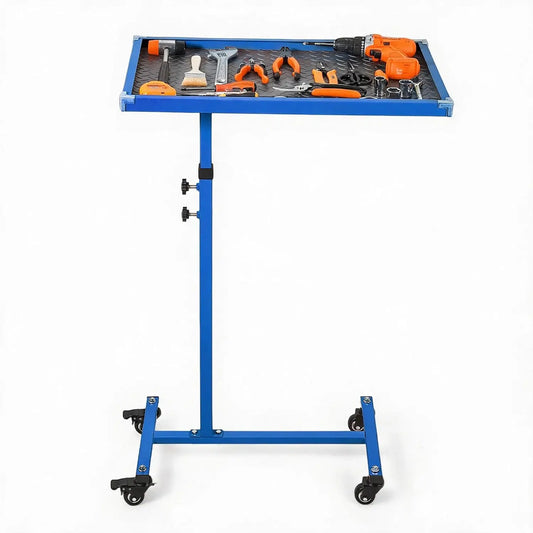 Tacleekii Rolling Tool Table Heavy Duty Mobile Workbench Garage