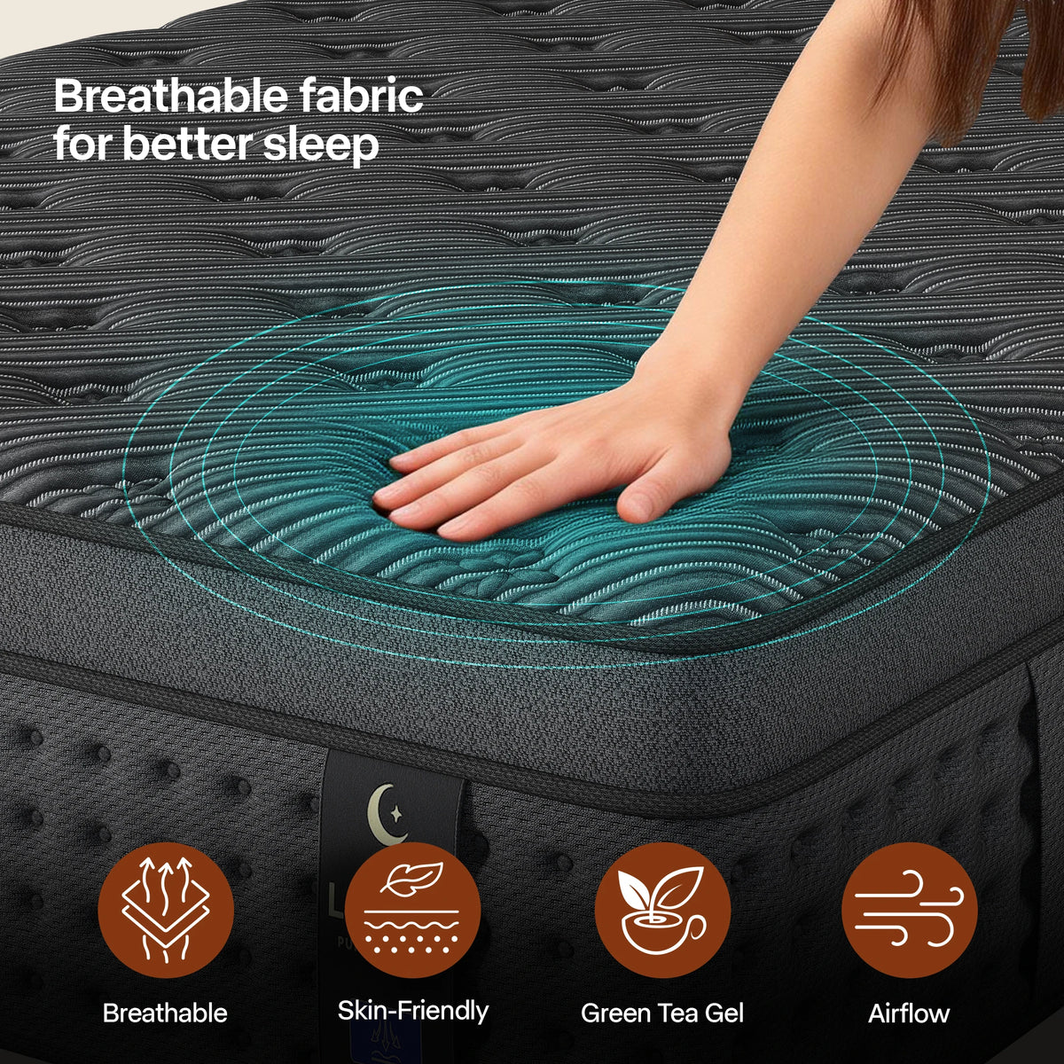 Premium Memory Foam And Pocket Spring Mattress For Pressure Relief