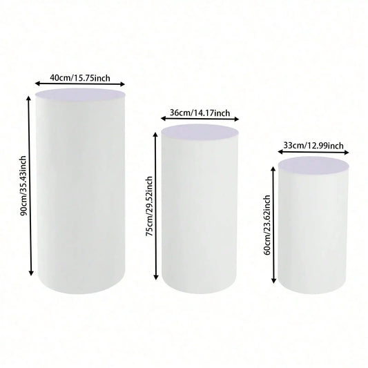 Premium Cylinder Pedestal Display Stands For Wedding Decorations