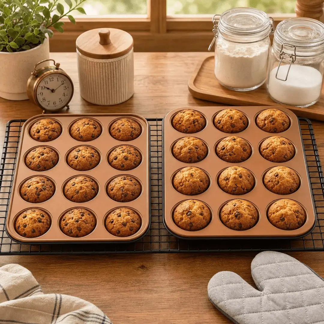 Professional Nonstick Carbon Steel Baking Pan Set For Home Use