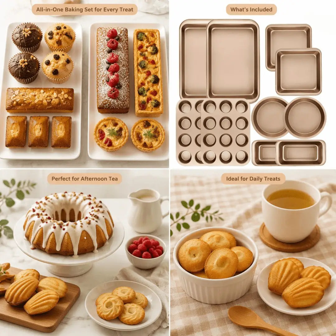 Professional Nonstick Carbon Steel Baking Pan Set For Home Use