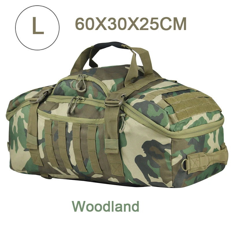 LQARMY Molle Tactical Hiking Camping Travel Backpack