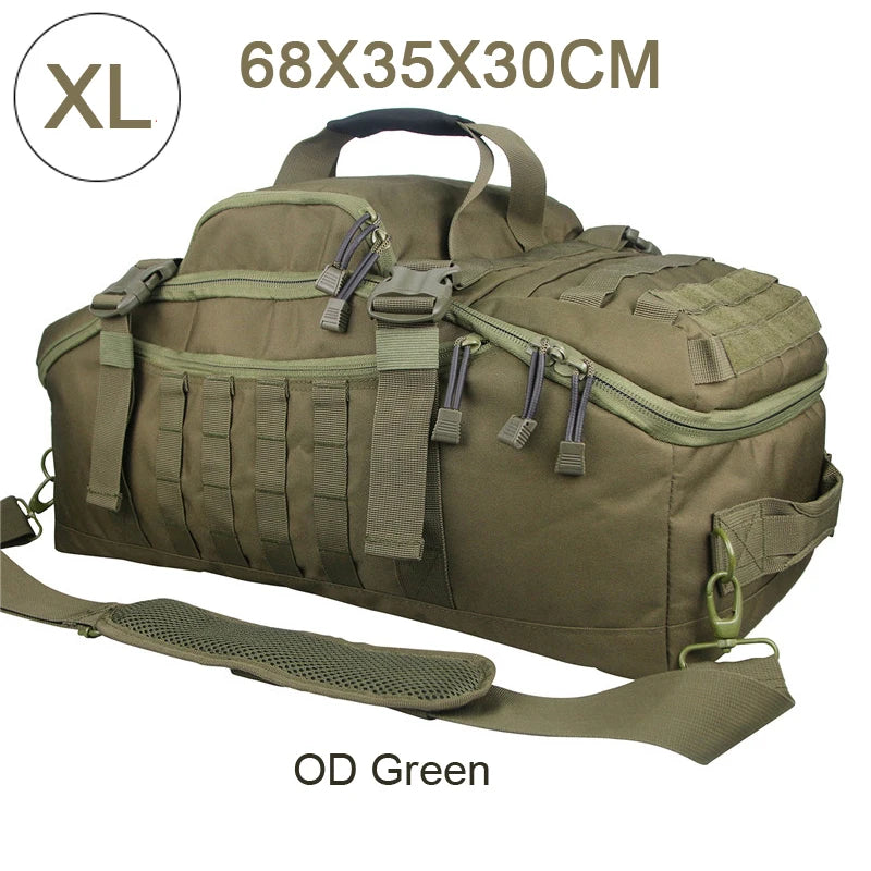 LQARMY Molle Tactical Hiking Camping Travel Backpack