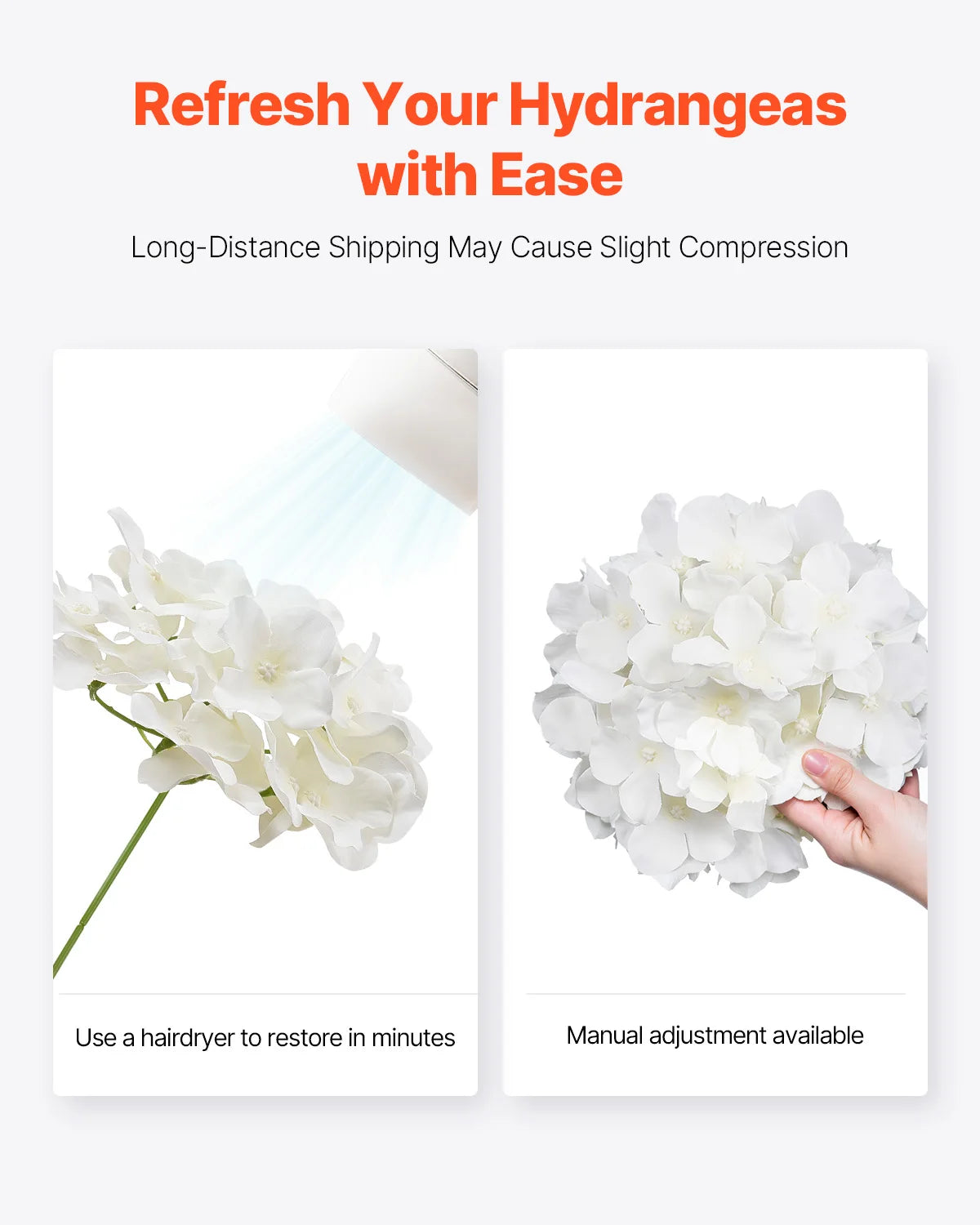 Artificial Silk Hydrangea Flower Bundles For Wedding Centerpieces