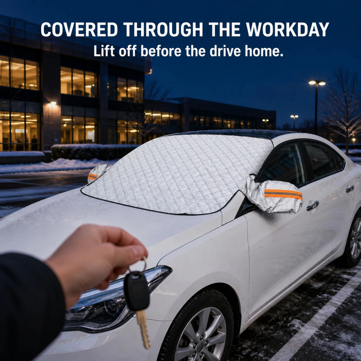 LCARS Car Windshield Snow Cover With Side Mirror Covers