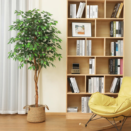 Dr Planzen Artificial Ficus Tree With Natural Trunk And Leaves