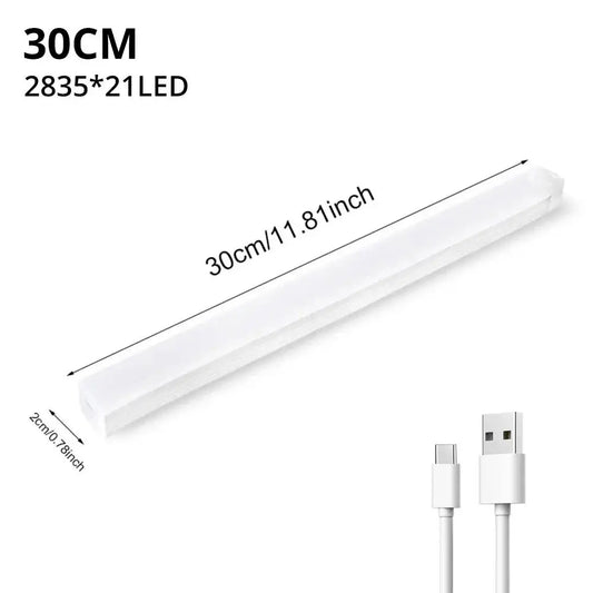 Wireless LED Motion Sensor Magnetic Rechargeable Night Light Bar