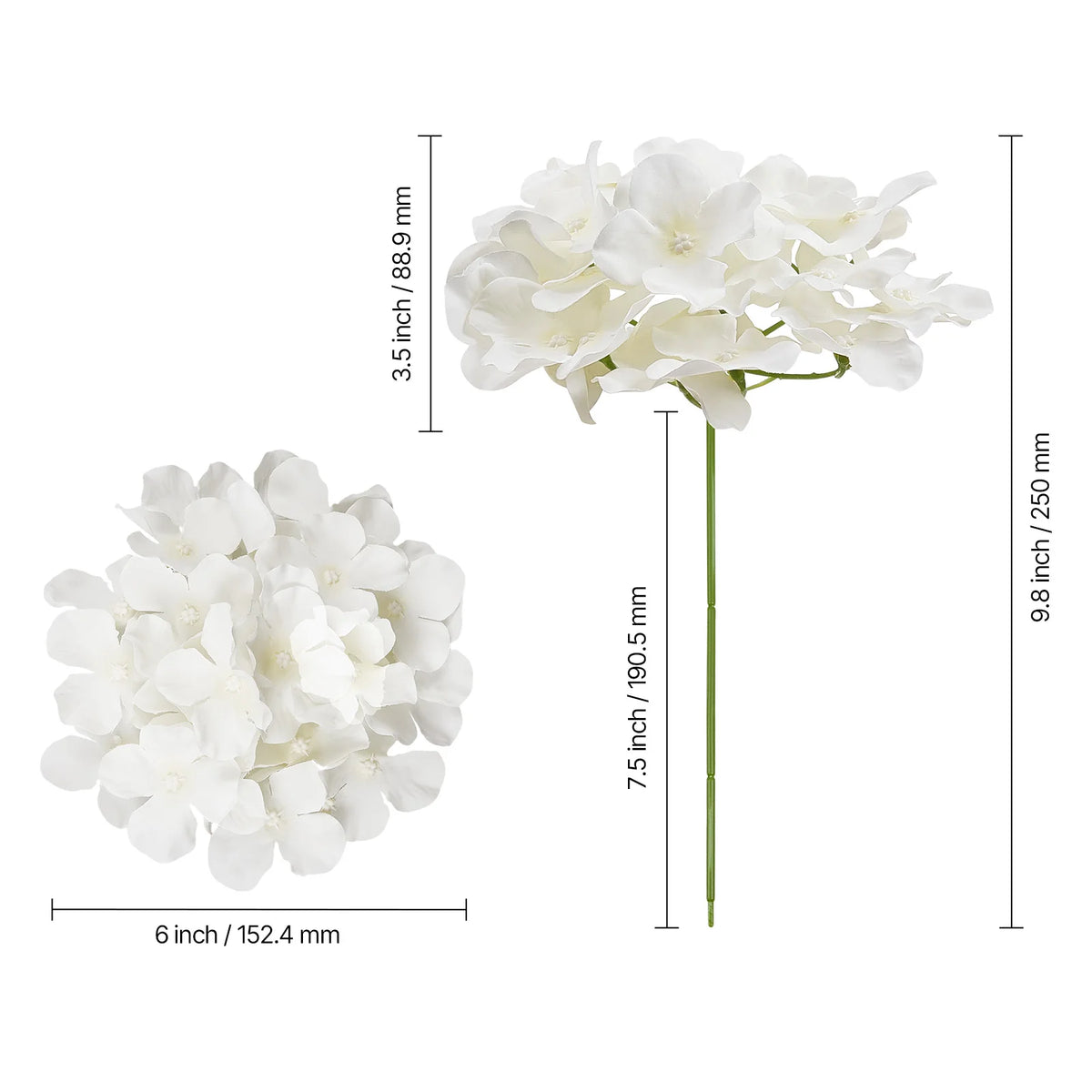 Artificial Silk Hydrangea Flower Bundles For Wedding Centerpieces