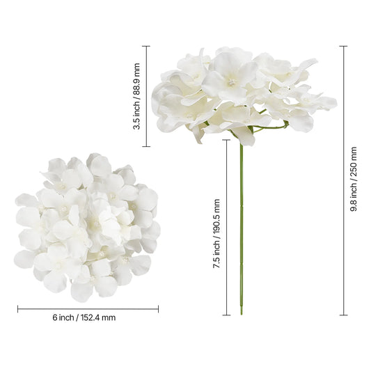 Artificial Silk Hydrangea Flower Bundles For Wedding Centerpieces