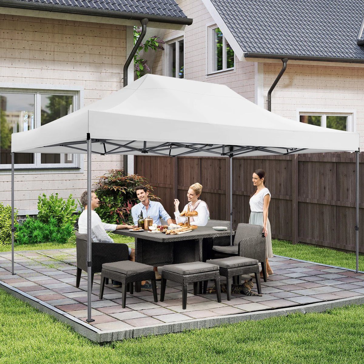 Commercial Heavy Duty Pop Up Canopy Tent With Carry Bag