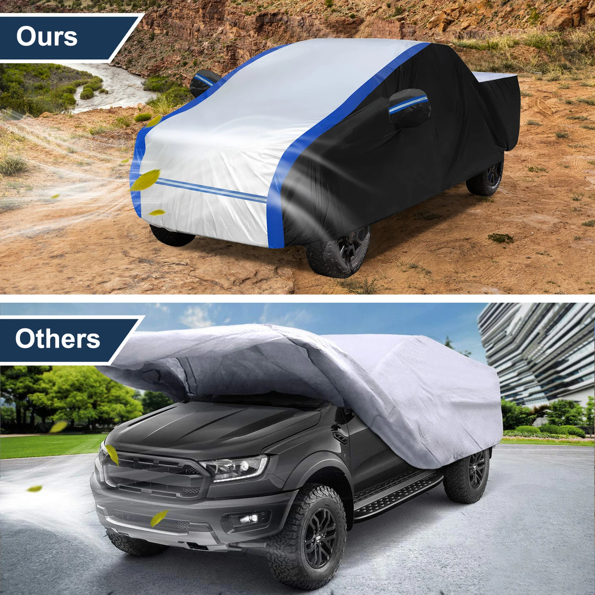 Universal Pickup Truck Full Car Cover With UV Weather Protection