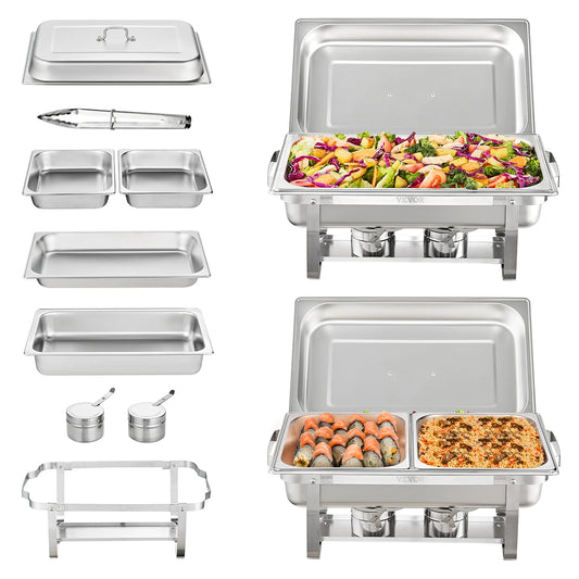 Succebuy Professional Chafing Dish Buffet Catering Food Warmer System