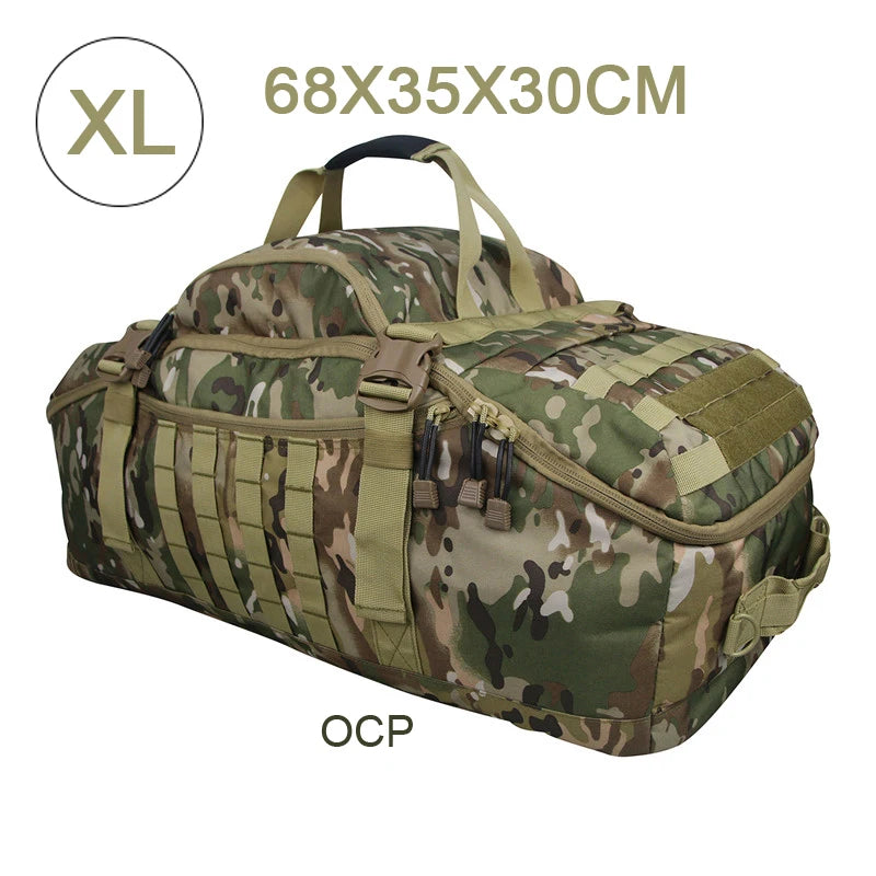 LQARMY Molle Tactical Hiking Camping Travel Backpack