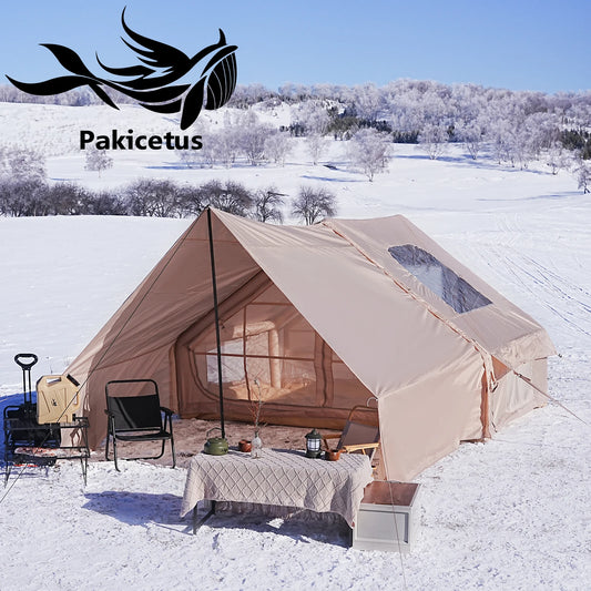 Pakicetus Inflatable Camping Tent With Roof Window And Carry Bag